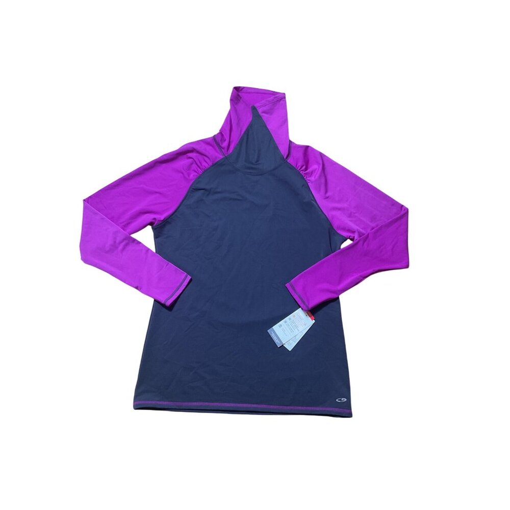 Champion Womens Fitted XL Long Sleeve Top Duo Dry Warm Power Core Compression